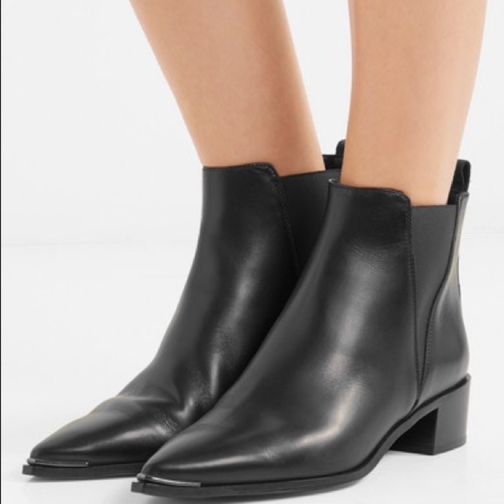 Acne Studios Jensen Boots Black 35 Smooth Leather